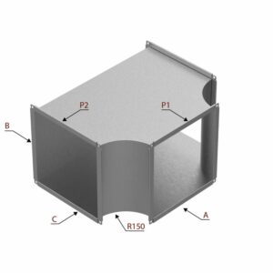 Coude 90 gaine sur-mesure