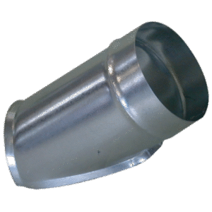 Piquage cylindrique oblique galva 125 100 | Eco Industrie de France