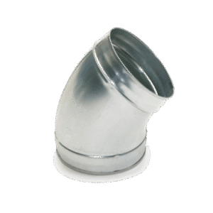 Coude galva 45° 100 | Eco Industrie de France